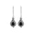 Black Onyx Solid 925 Sterling Silver Dangle Earrings Jewelry