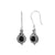 Black Onyx Solid 925 Sterling Silver Dangle Earrings Jewelry