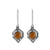 Tiger Eye Solid 925 Sterling Silver Dangle Earrings Jewelry