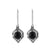 Black Onyx Solid 925 Sterling Silver Dangle Earrings Jewelry