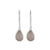 Rose Quartz Solid 925 Sterling Silver Dangle Earrings Jewelry