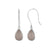 Rose Quartz Solid 925 Sterling Silver Dangle Earrings Jewelry