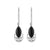 Black Onyx Solid 925 Sterling Silver Dangle Earrings Jewelry