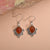 Cornelion Solid 925 Sterling Silver Dangle Earrings Jewelry