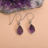 Amethyst Solid 925 Sterling Silver Dangle Earrings Jewelry