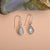 Rainbow Moonstone Solid 925 Sterling Silver Dangle Earrings Jewelry