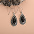 Black Onyx Solid 925 Sterling Silver Dangle Earrings Jewelry