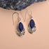 Lapis Solid 925 Sterling Silver Dangle Earrings Jewelry