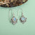 Rainbow Moonstone Solid 925 Sterling Silver Dangle Earrings Jewelry