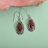 Red Onyx Solid 925 Sterling Silver Dangle Earrings Jewelry