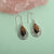 Tiger Eye Solid 925 Sterling Silver Dangle Earrings Jewelry