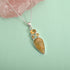 Rutile Quartz Citrin Solid 925 Sterling Silver Pandent Jewelry