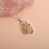 Rutile Quartz Citrin Solid 925 Sterling Silver Pandent Jewelry