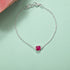 Ruby solid 925 sterling silver Braclet jewelry