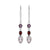 Rose-Quartz-Garnet-AmethystSolid-925-Sterling-Silver-Dangle-Earrings