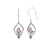 Rose Quartz Solid 925 Sterling Silver Dangle Earrings Jewelry