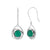 Green Onyx Solid 925 Sterling Silver Dangle Earrings Jewelry