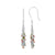 Multy Tourmuline Solid 925 Sterling Silver Dangle Earrings Jewelry