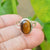 Yellow Tiger Eye Ring, Oxidized Ring, 925 Silver Rings, 10x14 mm Oval Tiger Eye Ring, Natural Tiger Eye Ring, Gemstone Ring, Handmade Rings