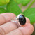 Natural Black Onyx Ring, Oxidized Ring, 925 Silver Rings, 10x14mm Oval Black Onyx Ring, Silver Jewelry, Women Ring, Onyx Ring, Gemstone Ring