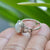 Moonstone Ring | Moonstone Engagement Ring | Rainbow Moonstone Ring | 7x9 mm Oval Moonstone Ring | Sterling Silver Moonstone Ring
