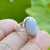 Natural Blue Lace Agate Ring, 925 Silver Rings, 10x14 mm Oval Blue Lace Agate Ring, Women Rings, Gemstone Ring, Blue Agate Ring, Silver Ring