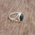 Natural Labradorite Ring-Blue Fire Labradorite Ring-Handmade Silver Ring-925 Sterling Silver Ring-Labradorite Ring-Promise Ring