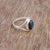 Natural Labradorite Ring-Blue Fire Labradorite Ring-Handmade Silver Ring-925 Sterling Silver Ring-Labradorite Ring-Promise Ring