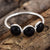 Natural Stone Sterling Silver Ring, Black Onyx Ring, Onyx Designer Ring, Handmade Ring,Promise Ring, Black Onyx Gems,Gift for her
