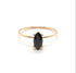Black Onyx Ring-Engagement Ring, Rings for Women-Rose Gold Vermeil Ring -Sterling Silver Ring-Promise Ring-Stacking Ring-Wedding Ring