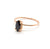 Black Onyx Ring-Engagement Ring, Rings for Women-Rose Gold Vermeil Ring -Sterling Silver Ring-Promise Ring-Stacking Ring-Wedding Ring