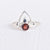 Garnet Ring, Sterling Silver Ring, Garnet Stone, Beautiful Ring, Natural Stone, Simple Ring,  Cut Stone, Free Shipping