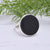 Natural flat round black onyx ring ,round stone ring,shiny black stone ring,925 Sterling Silver Ring,Gift for her-l,December Birthstone